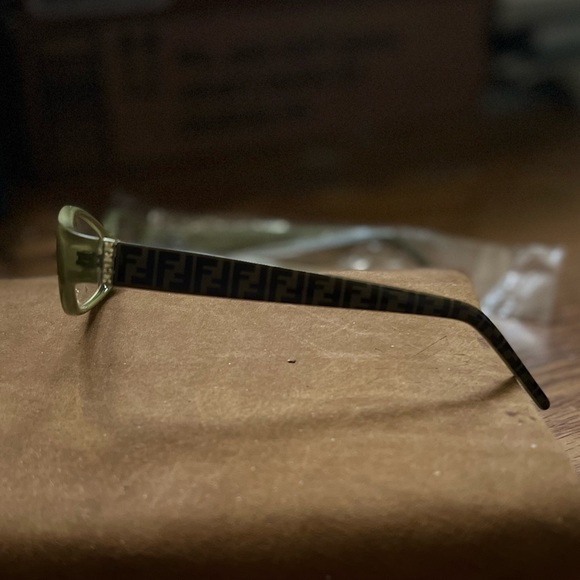 Fendi NWT Authentic Green and Brown 838R Prescription Eyeglasses - Picture 11 of 16
